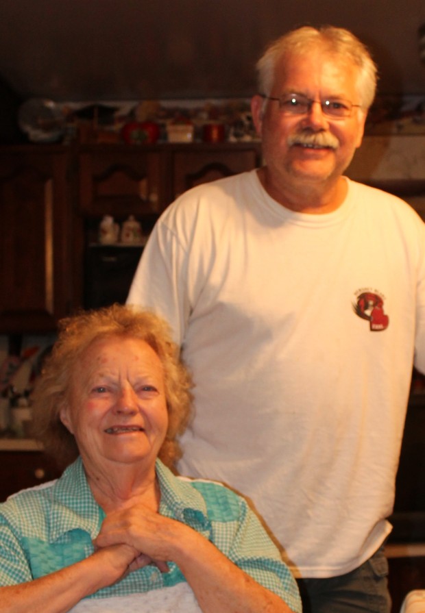 Marie and her oldest son, Bruce Jr.  Marie also has two daughters, Reba and Pam and her youngest child is Douglas.  Bruce Jr. and Doug maintain the Dillon farm.